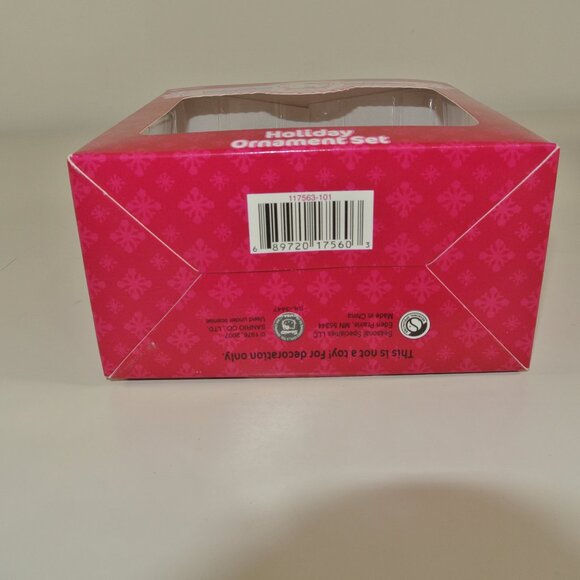 HELLO KITTY Vintage Christmas Decoration Ornament In Original Box Present Set - Picture 3 of 3